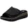 Rieker Pantolette Sommerschuh, Klettschuh, Hausschuh, Plateau, mit Klettverschluss schwarz 43 EU