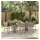 vidaXL Garten-Essgruppe 7-tlg. Grau