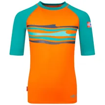 TROLLKIDS Haukland T Badeshirt Orange 116