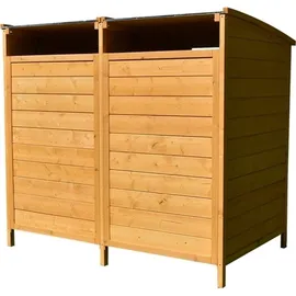 Melko Mülltonnenbox 240 L braun