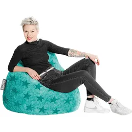 Sitting Point BeanBag Fluffy 70 x 110 cm grün