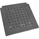 SEZAM Gussrost mit Löchern Ofenrost Ascherost Gußrost Kaminrost passend Kaminofen Tafelrost Rost Ofengitter Feuerrost Kohlerost Eckrost verschiedene Abmessungen (29,5 x 29,5 cm (duo))