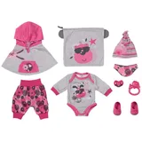 Zapf BABY born Erstausstattung Grau/Rosa (832561)