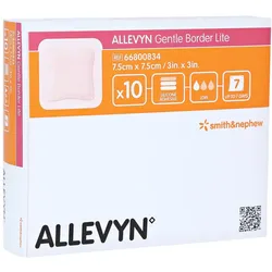 Allevyn Gentle Border Lite 7,5x7,5 cm Sc 10 St