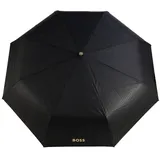 HUGO BOSS Regenschirm Double B Pocket Umbrella Black & Gold