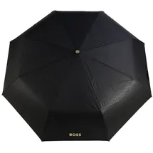 HUGO BOSS Regenschirm Double B Pocket Umbrella Black & Gold