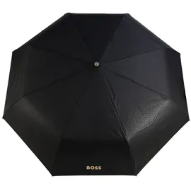 HUGO BOSS Regenschirm Double B Pocket Umbrella Black & Gold