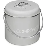 Navaris Komposteimer 5 l Grau