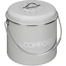 Navaris Komposteimer 5 l Grau