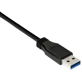 Logilink USB 3.2 Gen1 USB-A Stecker, USB-A Stecker Schwarz CU0038