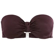 lscn by lascana Bandeau-Bikini-Top Damen Lila 36 Cup A/B