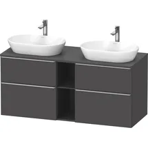 Duravit D-Neo Konsolenwaschtischunterbau wandhängend Graphit Matt 1400x550x664 mm - DE4970B70490000, DE4970B70490000