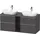 Duravit D-Neo Konsolenwaschtischunterbau wandhängend Graphit Matt 1400x550x664 mm - DE4970B70490000, DE4970B70490000
