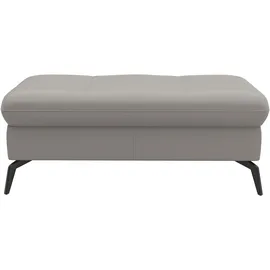 sit&more Polsterhocker Amica mit Stauraum 102 x 47 x 69 cm Grau