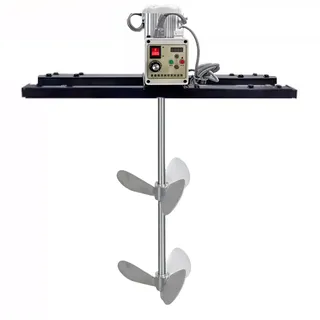 Ibc Elektromischer Rührwerk,Elektrische Tankmischermaschine,3000W Servo-Motor,1500L/1,5Tonnen,Stützaufhängung,geeignet für IBC-Fässer,offene Fässer und mittlere bis hohe Viskositätslösungen D