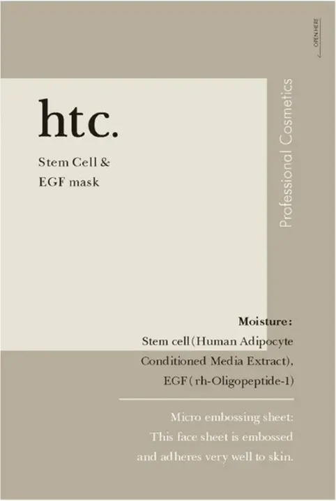 HTC Gesichtsmaske mit menschlichen Stammzellen
