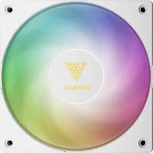 GAMDIAS Kühler NOTUS M1-1201 Weiß ARGB PWM1600 Gehäuselüfter