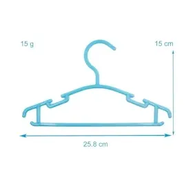 Intirilife 10x Kleiderbügel für Kinder in Blau | Gr.: onesize