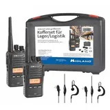 Midland G18 Pro NC 2er Koffer C1145.S5 PMR-Funkgerät 2er Set
