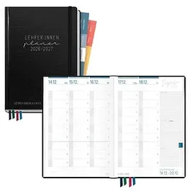 häfft® verlag Lehrerkalender Black Edition A5 schwarz 2026/2027