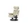 Stressless Relaxsessel mit Hocker Leder Magic S ¦ creme ¦ Maße (cm): B: 77 H: 108 T: 76.0