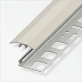 Alfer Übergangs-Profil 1 m, 25 x 7 mm Aluminium eloxiert titan