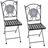 Hti-Living Marocco Gartenstuhl 35 x 37 x 89 cm braun 2 St.