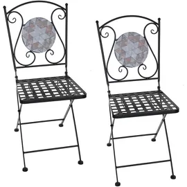 Hti-Living Marocco Gartenstuhl 35 x 37 x 89 cm braun 2 St.