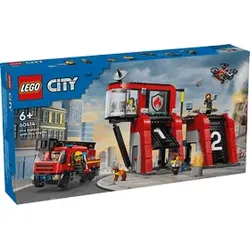 LEGO® 60414 - Feuerwehrstation mit Drehleiterfahrzeug - City