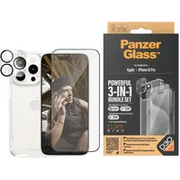 Panzer Glass PanzerGlass 3-in-1 Set für Apple iPhone 15 Pro