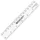 Westcott Lineal E-10182 00, 15 cm, Kunststoff, transparent