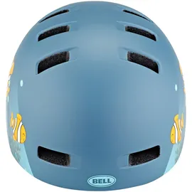 Bell Helme Bell Unisex Jugend Lil Ripper Fahrradhelme, Matte Gray/Blue Fish, Einheitsgröße