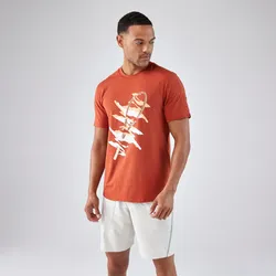 Tischtennis T-Shirt Herren - Soft braun kupferbraun|orange 2XL