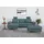 sit&more Ecksofa SIT & MORE "Westham L-Form", bunt (graublau), B:275cm H:88cm T:172cm, 100% Polyester, Sofas, Ecksofa, mit Recamiere, mit oder ohne Bettfunktion, Bettkasten, Füße Eiche