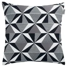 Musterring Kissenbezug Prism 45 x 45 cm Grau