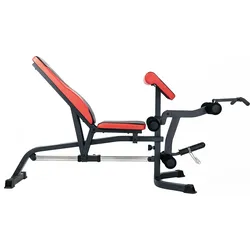 Hantelbank HMS LS3050 schwarz|rot No Size