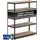 All Schwerlastregal Metall 180x150x60 cm Schwarz