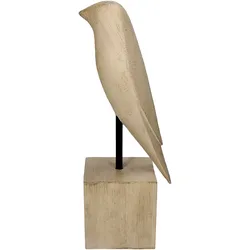 Vogel auf Stand - beige