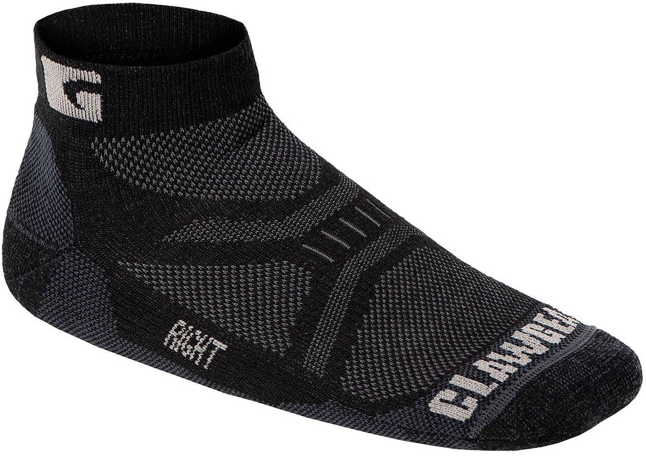 Clawgear Merino Low Cut Ankle Socks schwarz, Größe 36-38