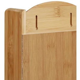 Relaxdays Schlüsselbrett natur mit 3 Haken