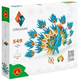 Invento Origami 3D Pfau Bastelset 549 Teile 25x12x17cm