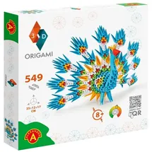 Invento Origami 3D Pfau Bastelset 549 Teile 25x12x17cm