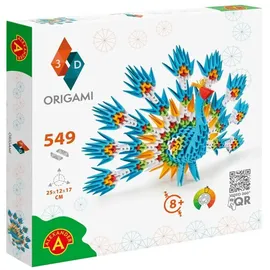 Invento Origami 3D Pfau Bastelset 549 Teile 25x12x17cm