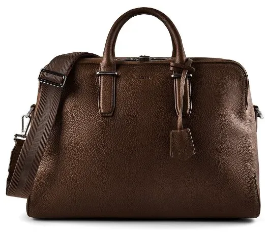 Boss Madison Weekender Reisetasche Leder 45 cm  braun