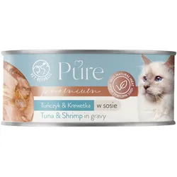 PetRepublic Reiner Thunfisch & Garnelen in Sauce 24x80g