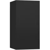 vidaXL TV-Schrank Schwarz 30,5x30x60 cm Holzwerkstoff