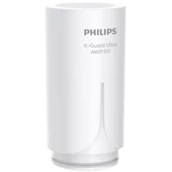 Philips AWP315 X-Guard Ersatz-Kartusche für Philips On Tap Wasser-Filter AWP3753 & AWP3754, Filter-Kartusche für Wasserhahn-Filter Weiß