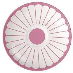 Untertasse Fleur cassis - weiß