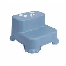 Mojawo Sitzhocker Kunststoff 36 x 22 x 36 cm Blau