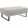 Schöner Wohnen Hockerbank Spin Grau 109 x 44 x 74 cm